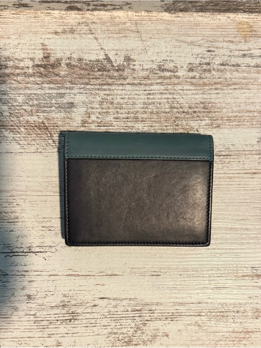 Celine Pocket Tri-Color Compact Wallet / Card Holder - Picture 2 of 5
